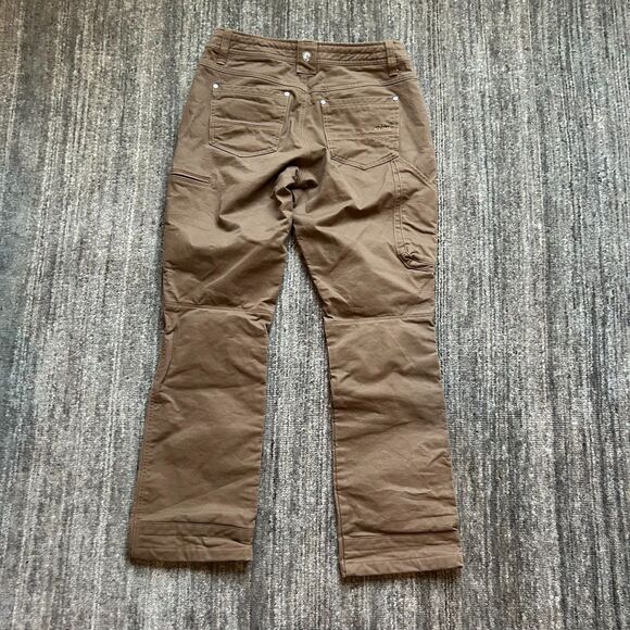 Kuhl Women's Rydr Brown Canvas Cargo Pants, Size 6 S - Picture 2 of 10